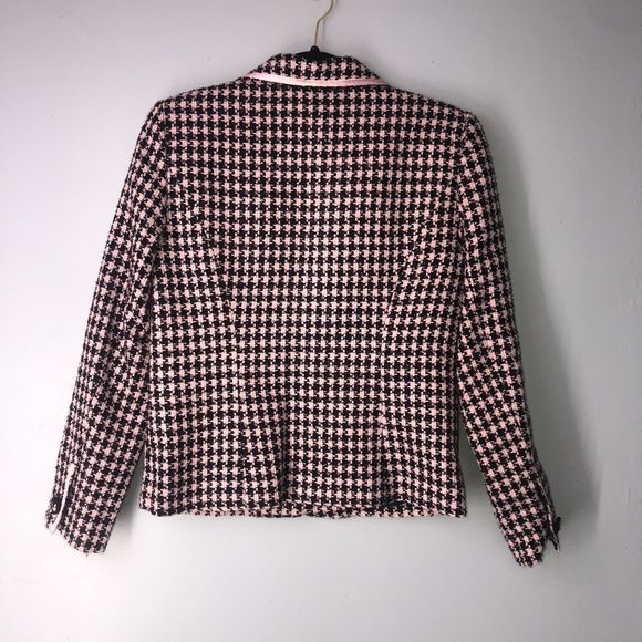 SPENSER JEREMY Blazer Jacket sz 4 Pink/Black Casual - Picture 4 of 16